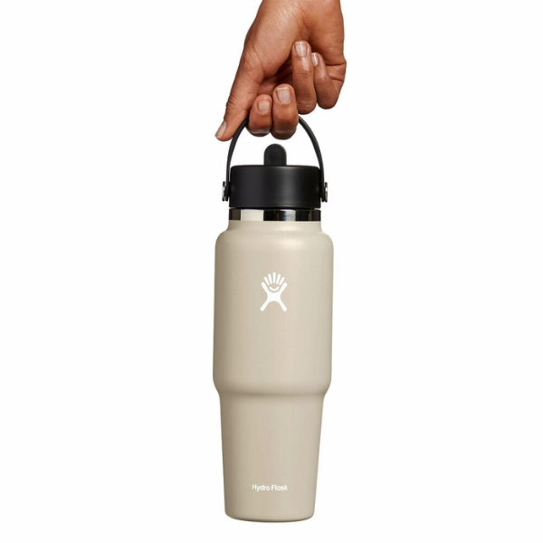 HYDRO FLASK Travel Bottle Cap בקבוק שתייה תרמוס עם קש היידרו פלאסק 946 מ"ל