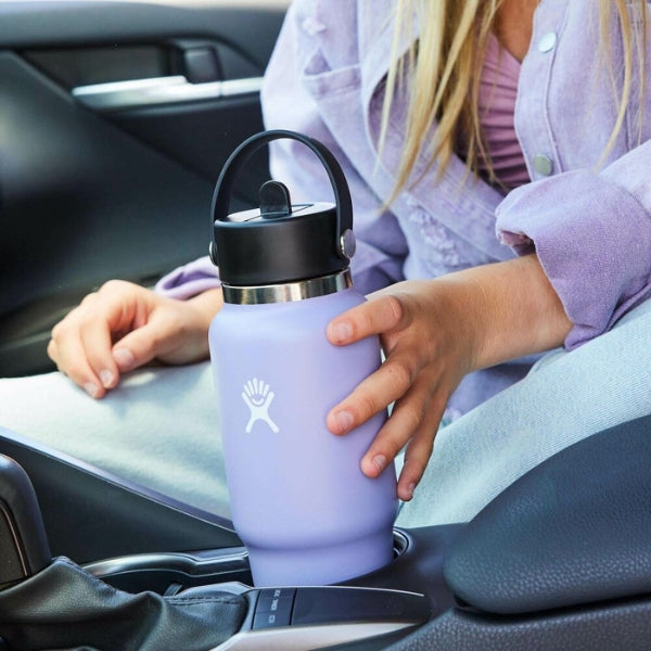 HYDRO FLASK Travel Bottle Cap בקבוק שתייה תרמוס עם קש היידרו פלאסק 946 מ"ל