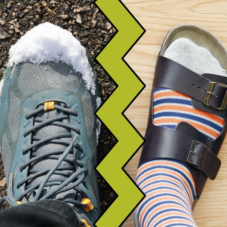 מגפיים או סנדלים עם גרביים? מה הנעליים שלך אומרות עליך