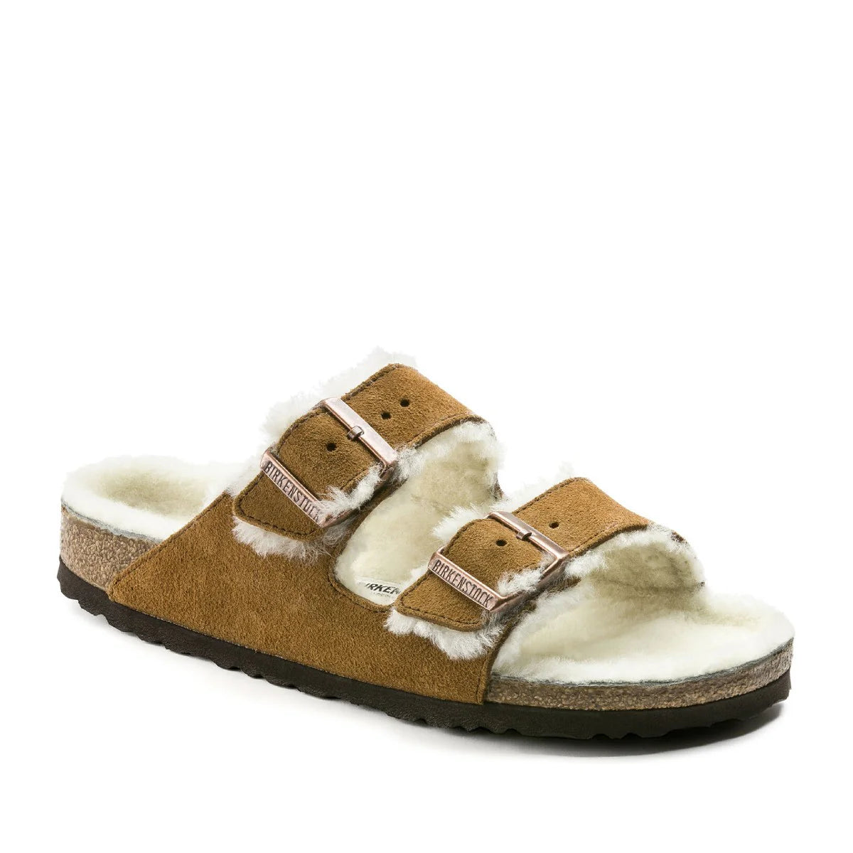 BIRKENSTOCK Arizona Shearling כפכפי פרווה בירקנשטוק נשים