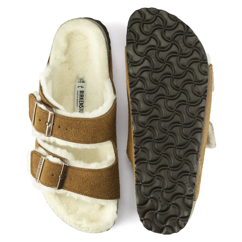 BIRKENSTOCK Arizona Fur כפכפי פרווה בירקנשטוק נשים