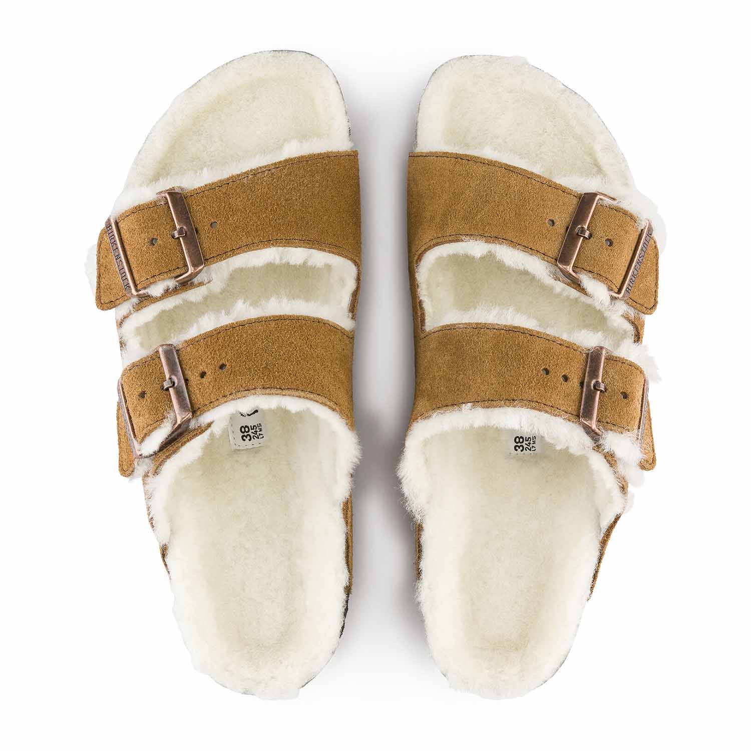 BIRKENSTOCK Arizona Fur כפכפי פרווה בירקנשטוק נשים