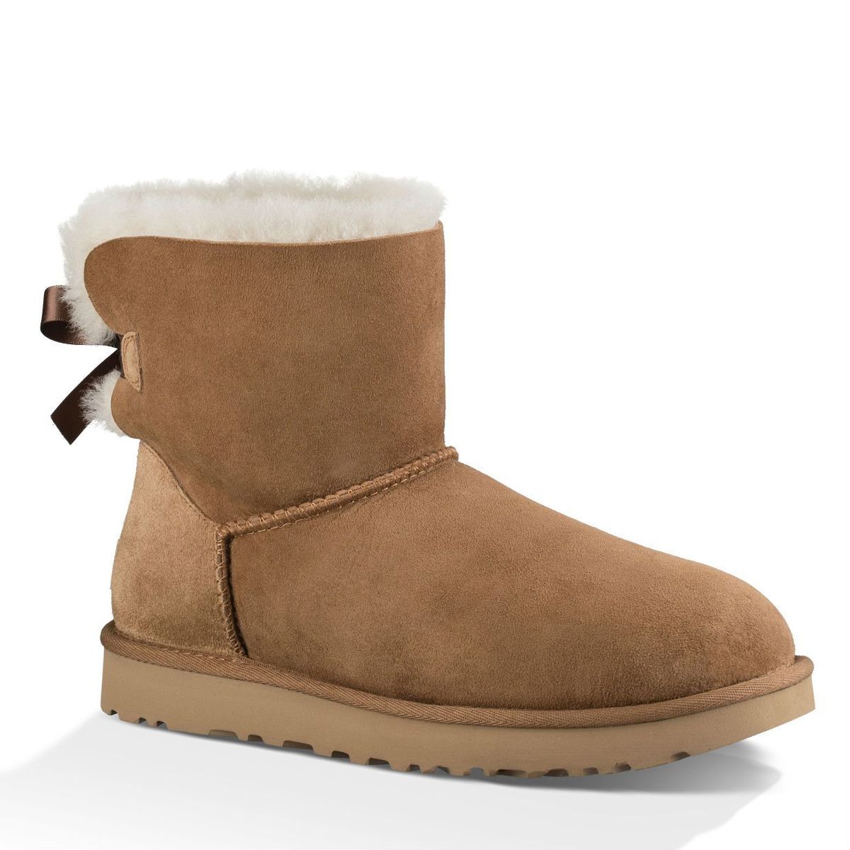 UGG Mini Bailey Bow מגפי פרווה האג מיני ביילי בו נשים