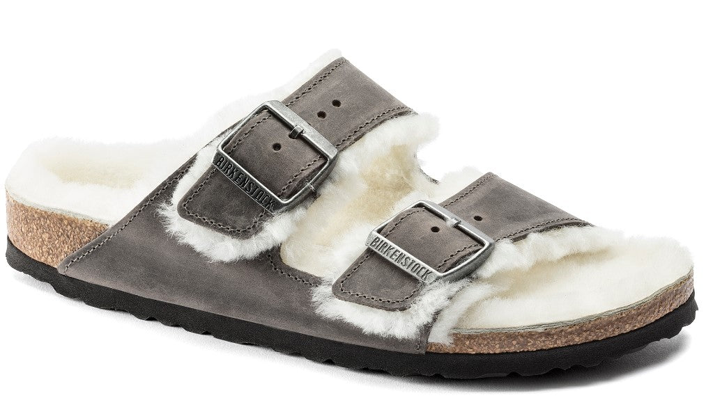 BIRKENSTOCK Arizona Shearling כפכפי פרווה בירקנשטוק נשים