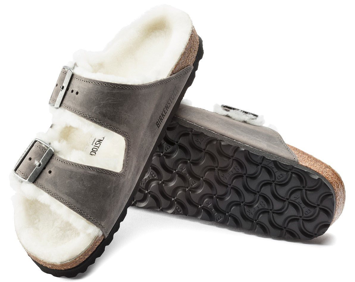 BIRKENSTOCK Arizona Shearling כפכפי פרווה בירקנשטוק נשים