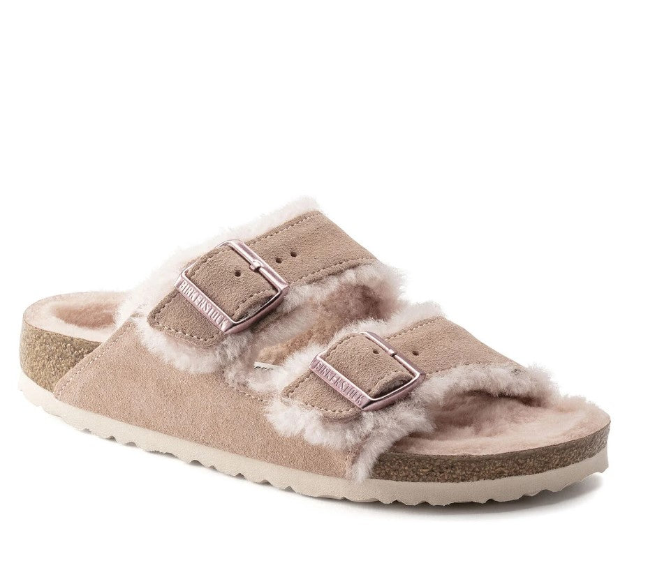 BIRKENSTOCK Arizona Shearling כפכפי פרווה בירקנשטוק נשים