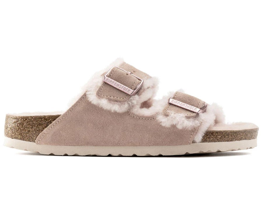 BIRKENSTOCK Arizona Shearling כפכפי פרווה בירקנשטוק נשים