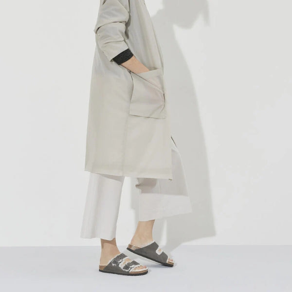 BIRKENSTOCK Arizona Shearling כפכפי פרווה בירקנשטוק נשים BIRKENSTOCK
