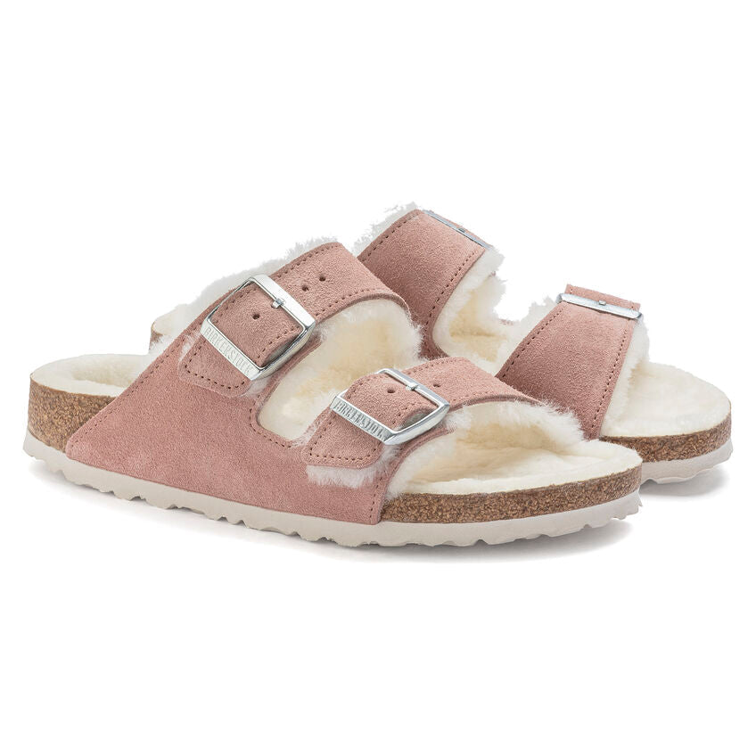 BIRKENSTOCK Arizona Shearling כפכפי פרווה בירקנשטוק נשים