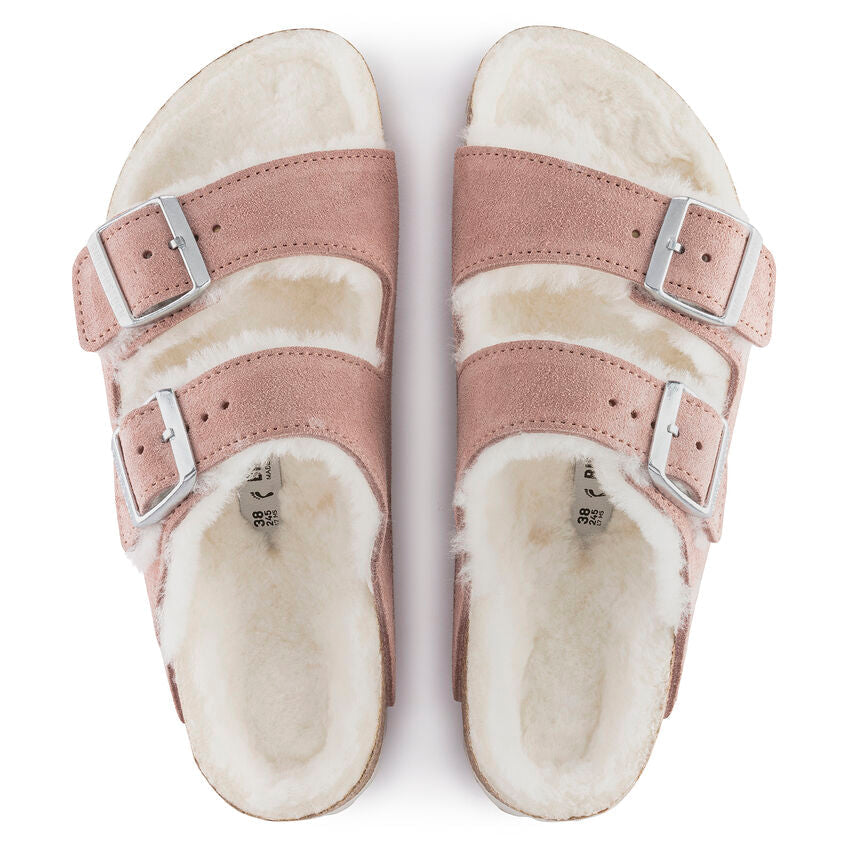 BIRKENSTOCK Arizona Shearling כפכפי פרווה בירקנשטוק נשים