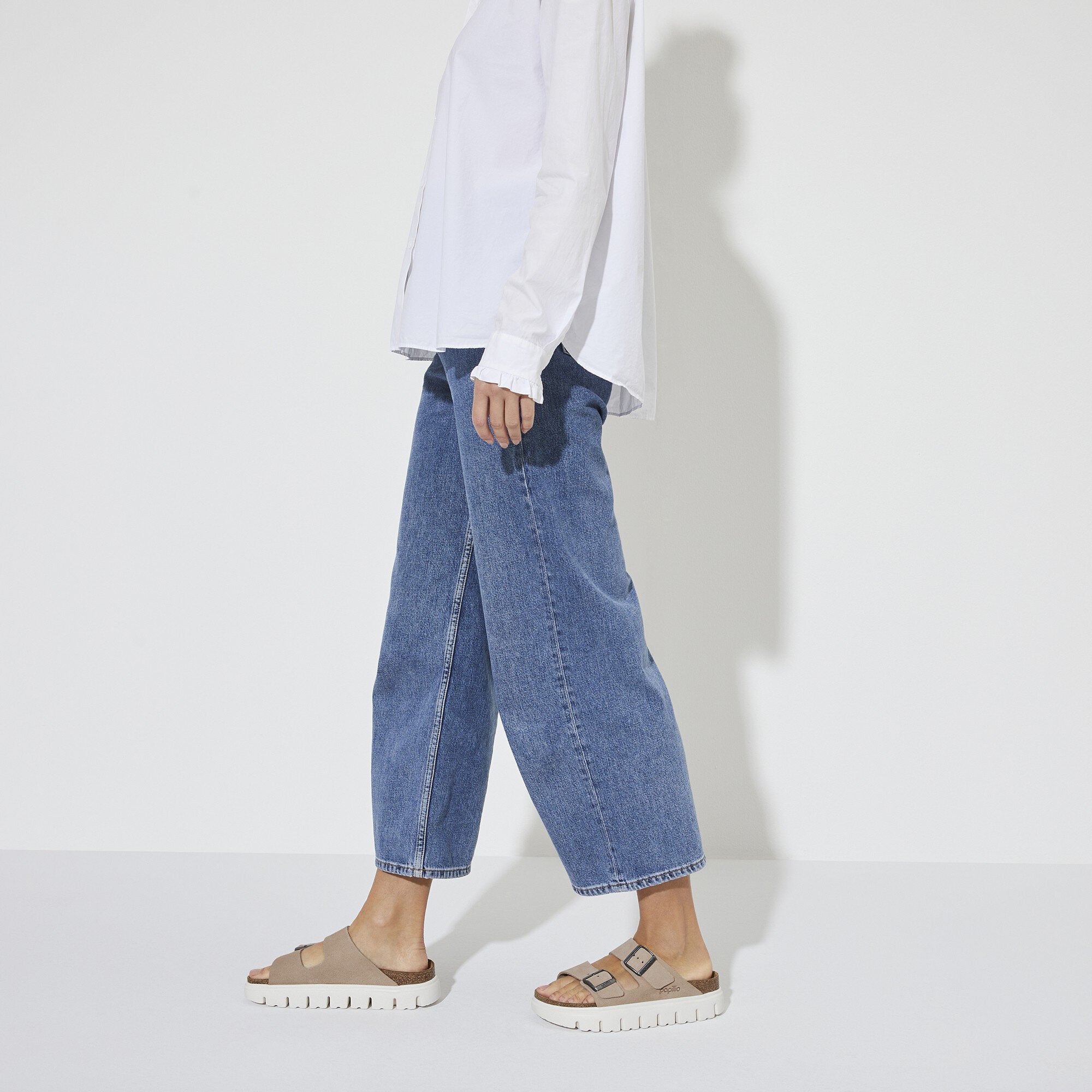 BIRKENSTOCK Arizona Papillio Chunky כפכפי עור פאפילו נשים