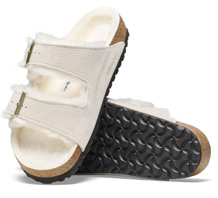 BIRKENSTOCK Arizona Shearling כפכפי פרווה בירקנשטוק נשים