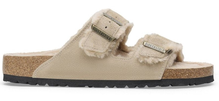 BIRKENSTOCK Arizona Shearling כפכפי פרווה בירקנשטוק נשים