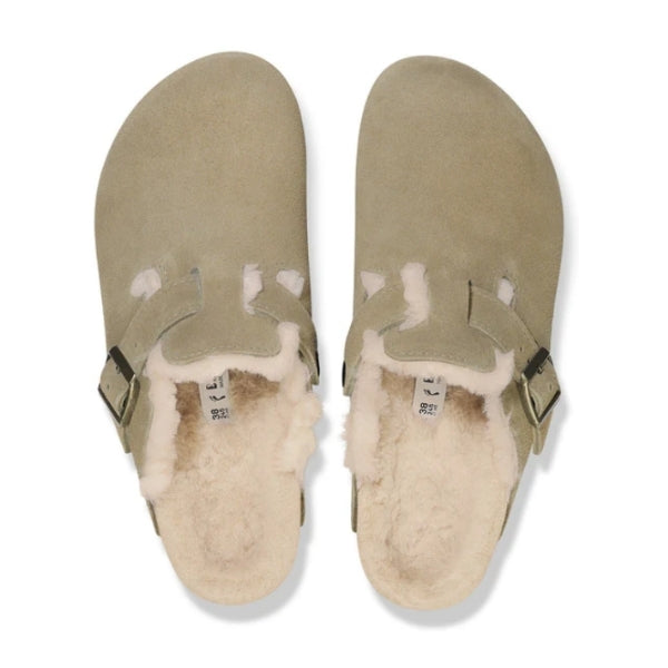 BIRKENSTOCK Boston Shearling כפכפי פרווה בירקנשטוק נשים
