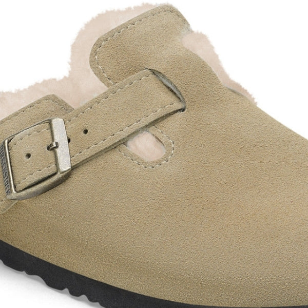 BIRKENSTOCK Boston Shearling כפכפי פרווה בירקנשטוק נשים
