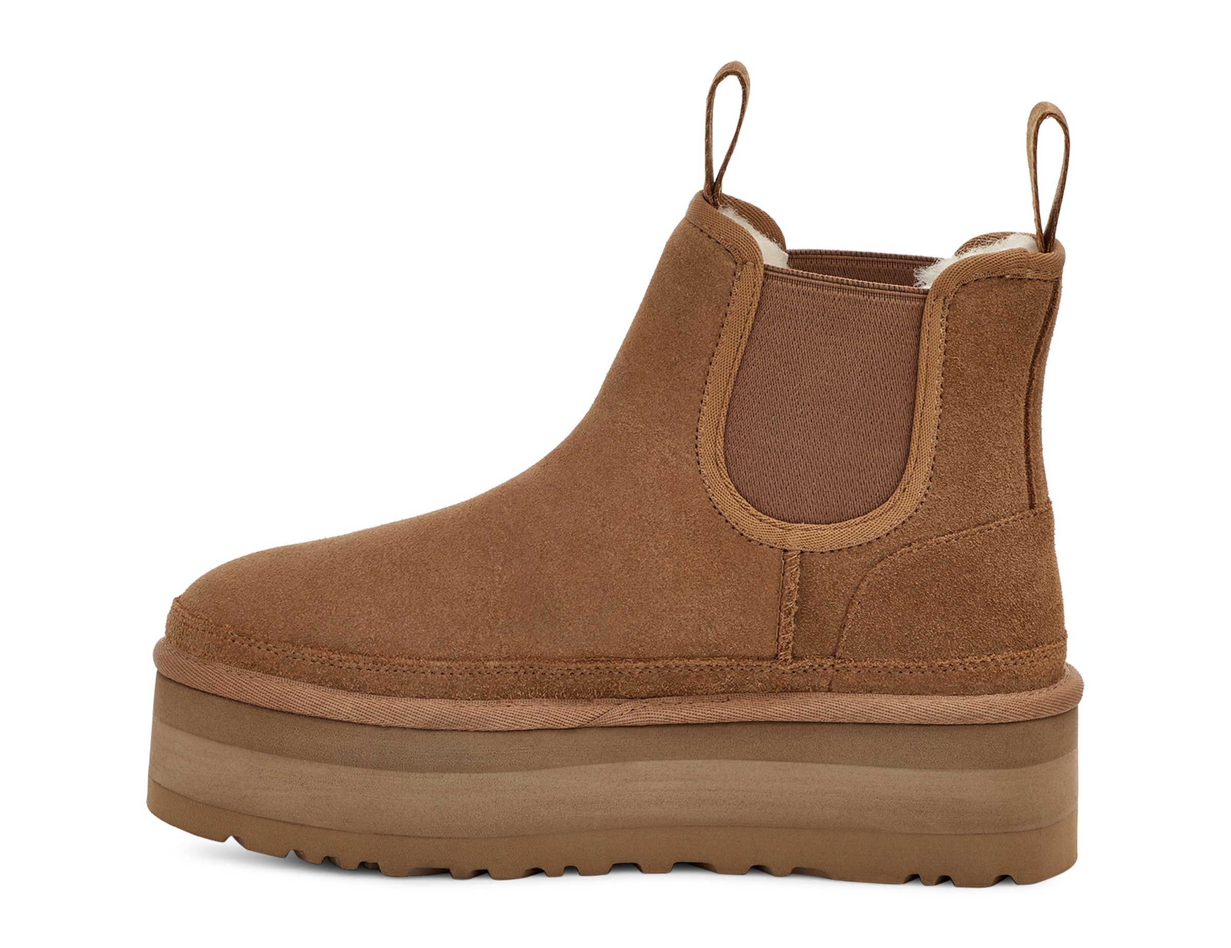 UGG Neumel Platform Chelse מגפיי פרווה האג נאומל צ'לסי נשים