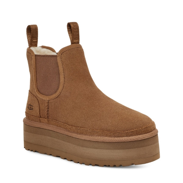 UGG Neumel Platform Chelse מגפיי פרווה האג נאומל צ'לסי נשים UGG