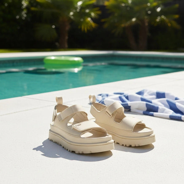 UGG GoldenGlow סנדלי פלטפורמה האג גולדן גלואו נשים UGG