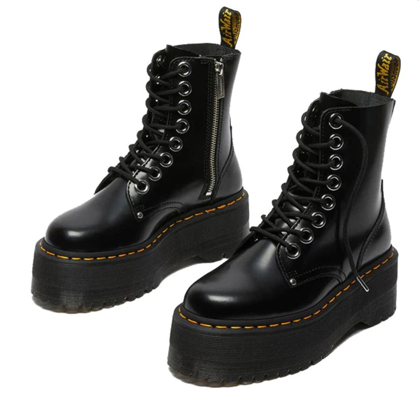 DR. MARTENS Jadon Max מגפי פלטפורמה ד"ר מרטינס ג'יידון מקס נשים