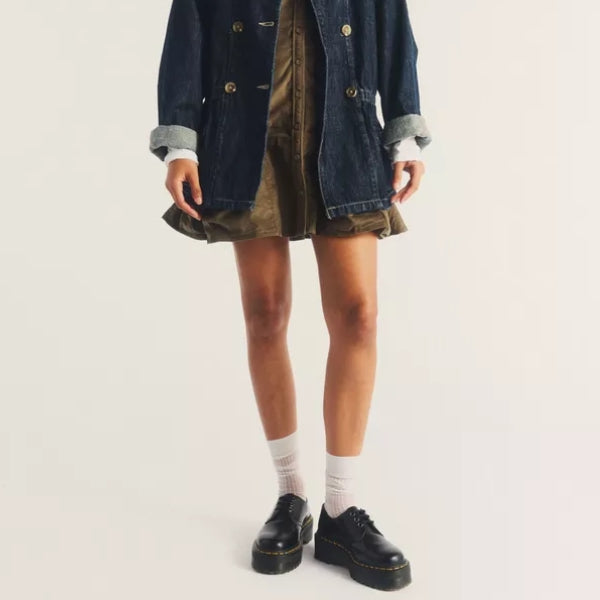 DR. MARTENS Quad 3 Eye Shoe נעלי פלטפורמה ד"ר מרטינס DR. MARTENS