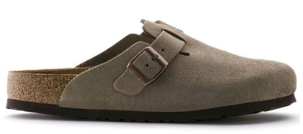 BIRKENSTOCK Boston BS כפכפי בוסטון בירקנשטוק זמש נשים