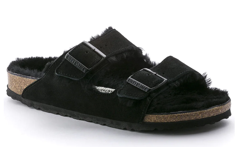 BIRKENSTOCK Arizona Shearling כפכפי פרווה בירקנשטוק נשים