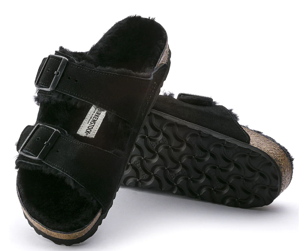 BIRKENSTOCK Arizona Fur כפכפי פרווה בירקנשטוק נשים