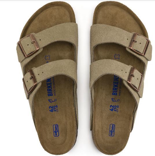 BIRKENSTOCK Arizona SFB כפכפי זמש בירקנשטוק אריזונה גברים
