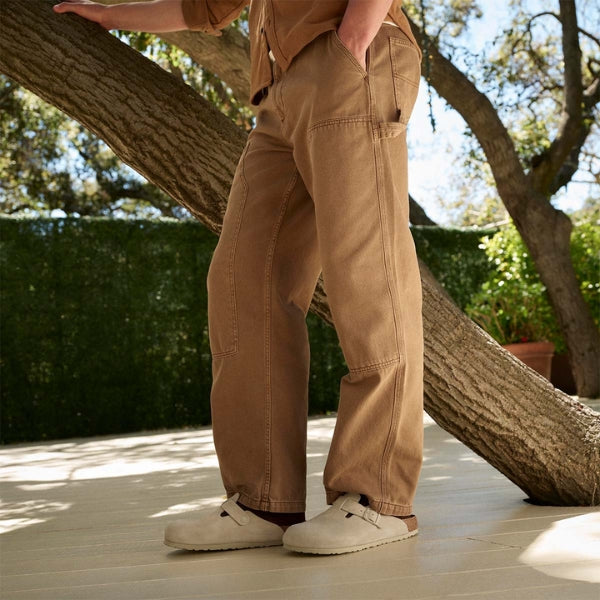 BIRKENSTOCK Boston כפכפי בוסטון בירקנשטוק זמש נשים BIRKENSTOCK