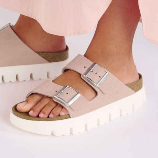 BIRKENSTOCK Papillio Arizona Chunky כפכפי זמש פאפילו נשים