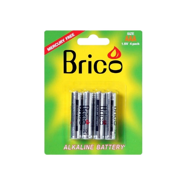 BRICO GREEN AAA רביעיית סוללות