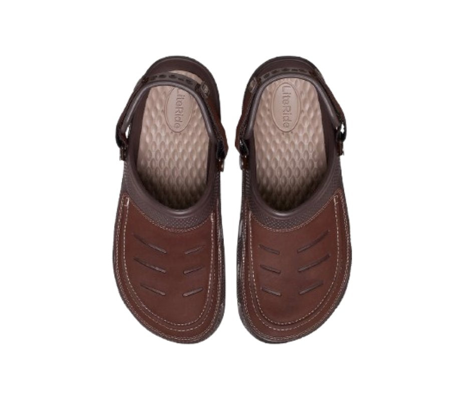 CROCS Yukon Vista כפכפי נוחות עור יוקון ויסטה קרוקס גברים