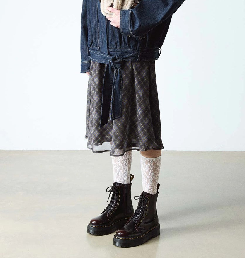 DR. MARTENS Jadon מגפי פלטפורמה ד"ר מרטינס ג'יידון נשים