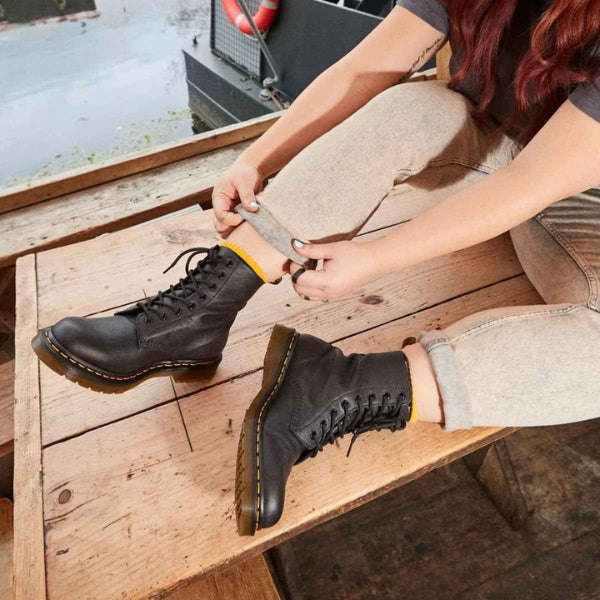 DR. MARTENS Pascal Virginia מגפי עור רך ד"ר מרטינס DR. MARTENS