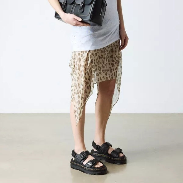DR. MARTENS Zebzag Sandal סנדלי עור פלטפורמה נשים