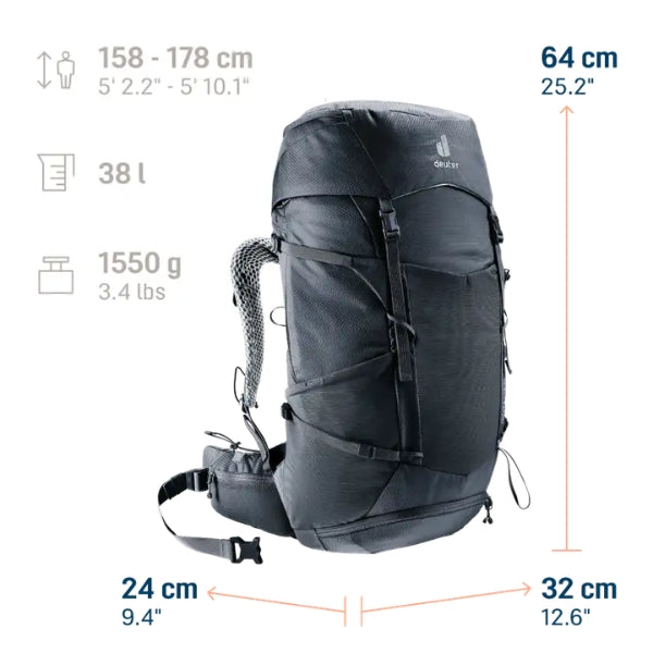 Deuter FUTURA PRO 38 SL תרמיל טרקים לנשים פוטורה פרו 38 ליטר Deuter