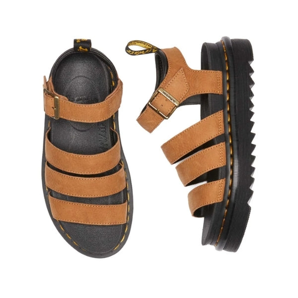 DR. MARTENS Blaire Athena Leather סנדלי פלטפורמה נשים