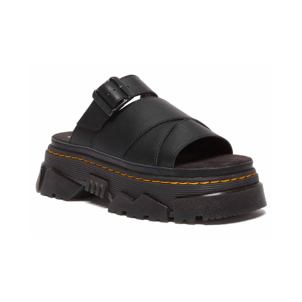 DR. MARTENS Mattison Slide Sandal כפכפי עור פלטפורמה נשים
