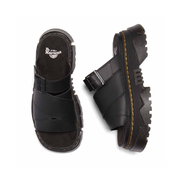 DR. MARTENS Mattison Slide Sandal כפכפי עור פלטפורמה נשים