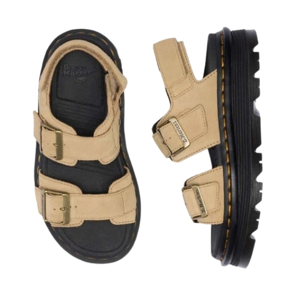 DR. MARTENS Zebzag Sandal סנדלי עור פלטפורמה נשים