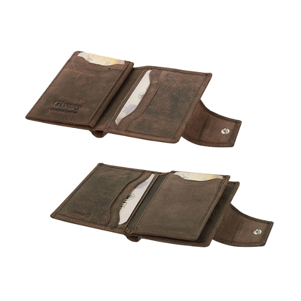 GIVONY RFID +NFC ארנק עור למניעות גניבות גבעוני