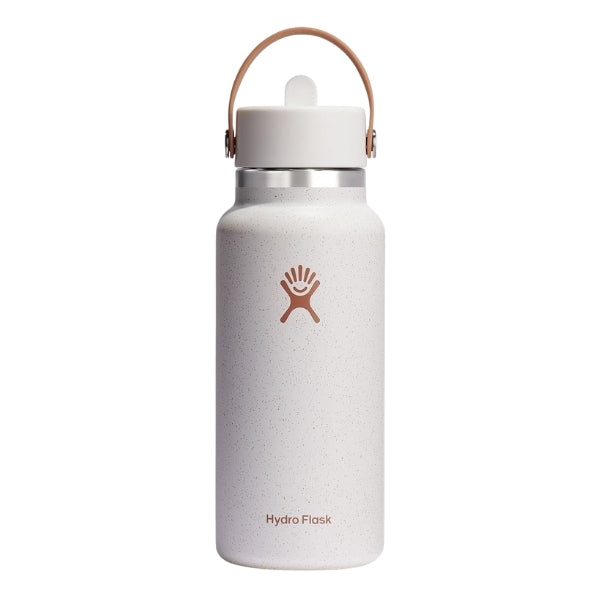 HYDRO FLASK בקבוק שתייה מבודד פיה רחבה עם קש היידרו פלאסק 946 מ"ל HYDRO FLASK