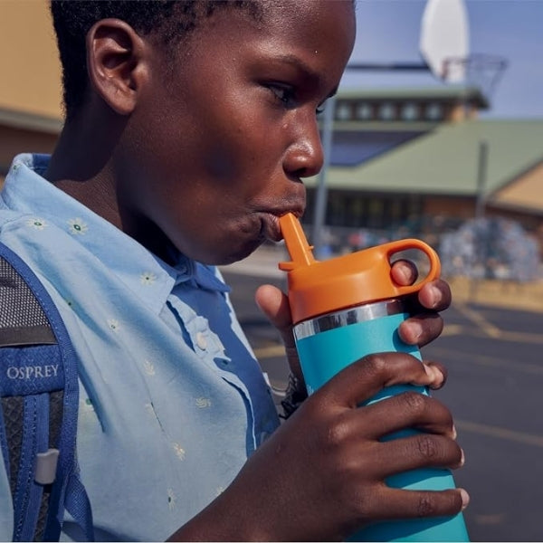 HYDRO FLASK Kids Wide Mouth Bottle בקבוק מתכת לילדים 532 מ"ל היידרו פלאסק HYDRO FLASK