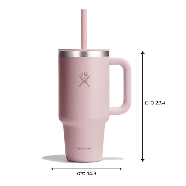 HYDRO FLASK כוס שתיה תרמית עם ידית היידרו פלאסק 946 מ"ל HYDRO FLASK