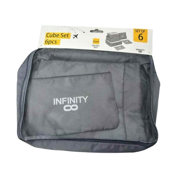 INFINITY CUBE SET סט 6 ארגוניות למזוודה אינפיניטי