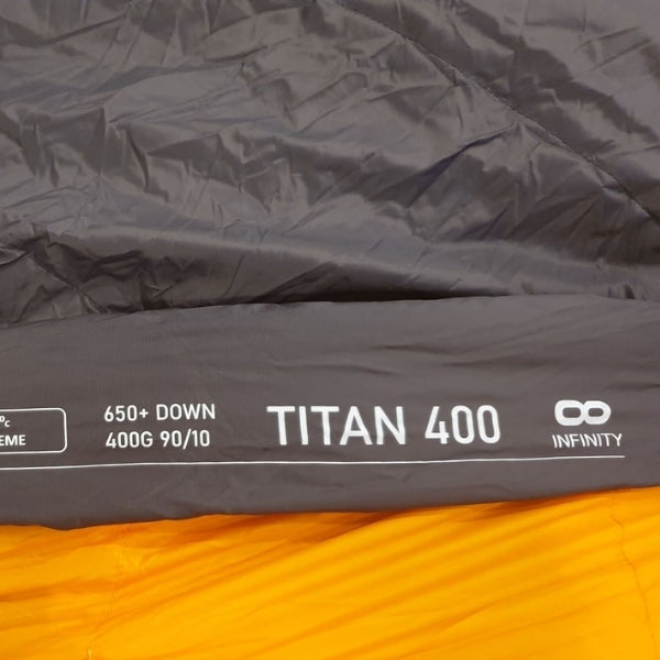 INFINITY TITAN 400-6c (שק שינה מקצועי (ימין