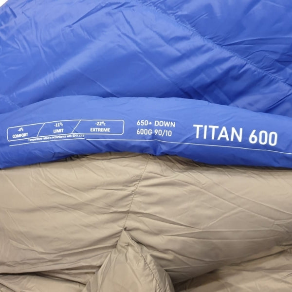 INFINITY TITAN 600 -11c (שק שינה מקצועי (ימין