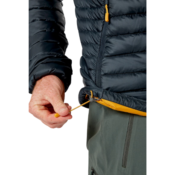 RAB Microlight Alpine מעיל פוך עם כובע מיקרולייט ראב גברים