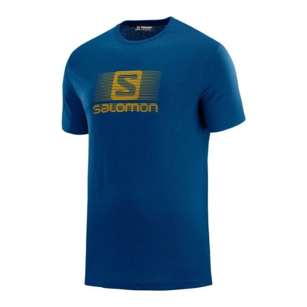 SALOMON BLEND LOGO SS TEE חולצת טי קצרה סלומון לגברים SALOMON