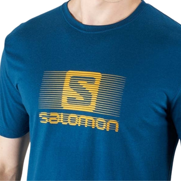 SALOMON BLEND LOGO SS TEE חולצת טי קצרה סלומון לגברים SALOMON